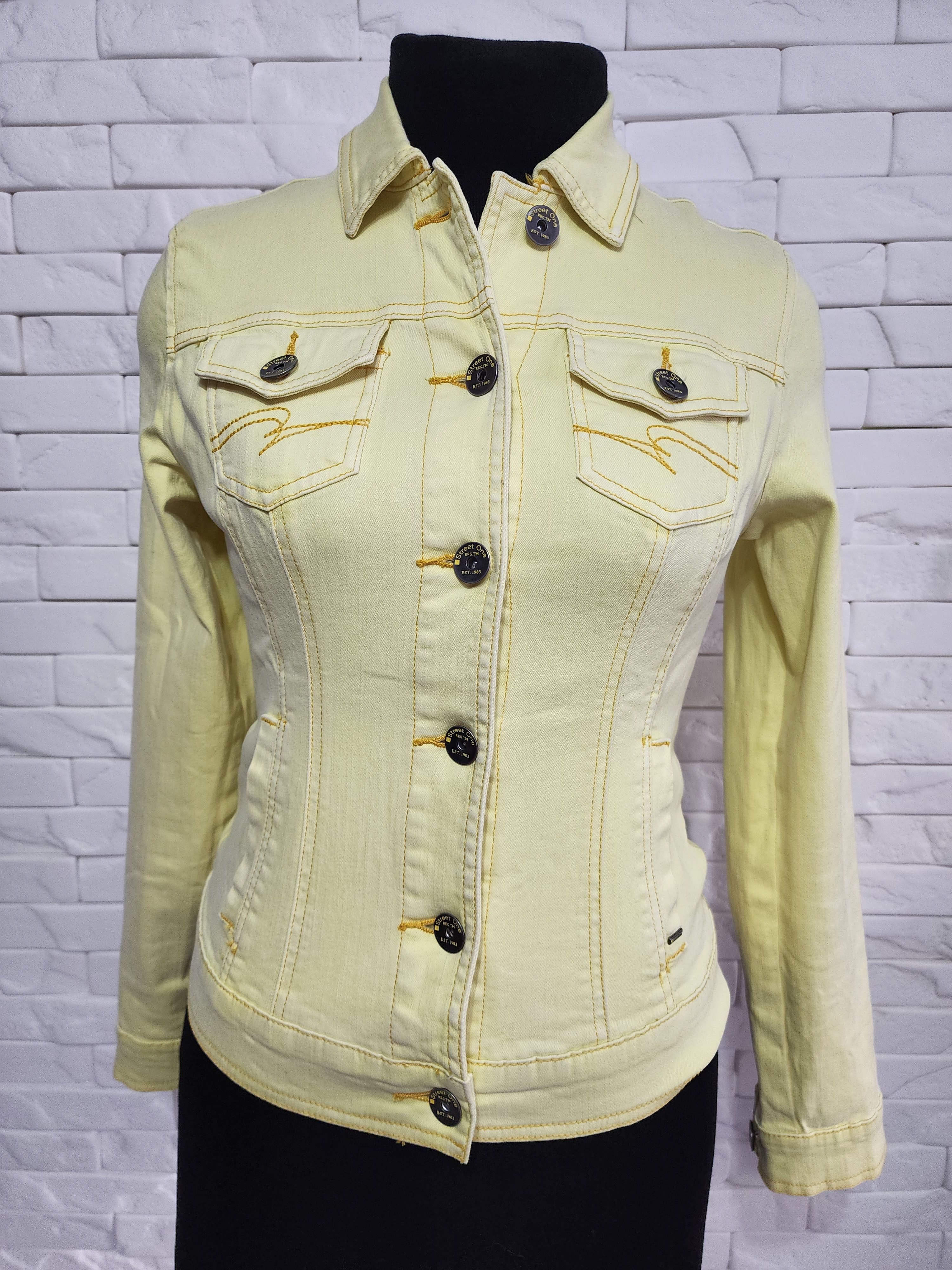 Other Women's yellow cotton jacket. Size M / US 6-8 / IT 42-44 - 1 Thumbnail