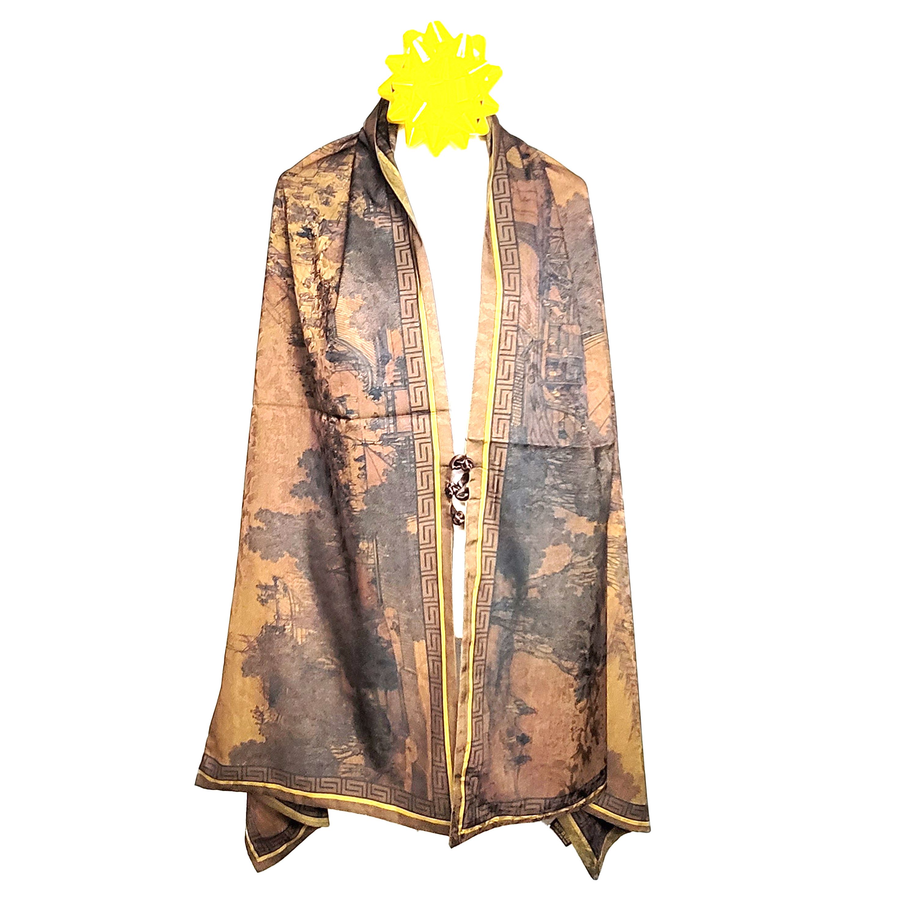 Other NWT Double-Sided Double-Layer Long Silk Scarf 27"x70" PK5993 Size ONE SIZE - 3 Thumbnail