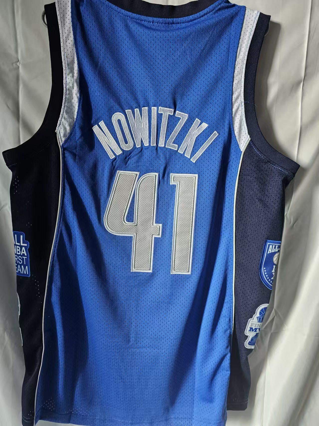 NBA Dirk Nowitzki Jersey Dallas Mavericks Jersey Blue Size US S / EU 44-46 / 1 - 2 Thumbnail
