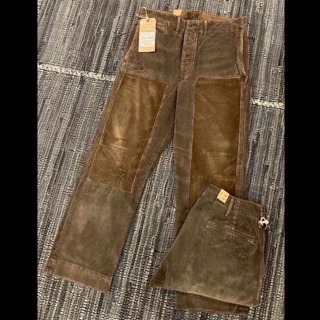 RRL Ralph Lauren RRL Vintage Corduroy Slim Fit Pants Size US 29 - 1 Thumbnail
