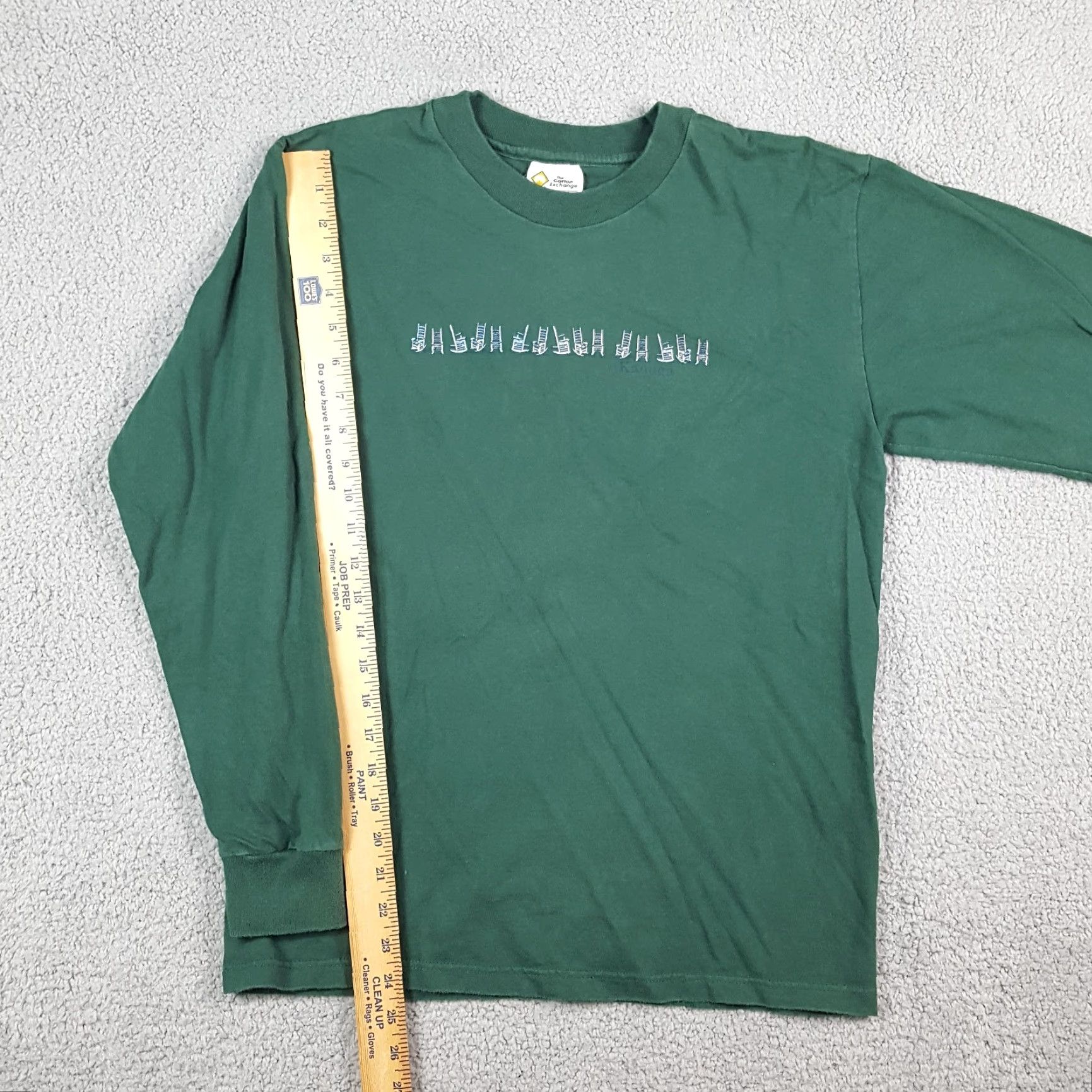 Vintage VINTAGE The Cotton Exchange 90s Rocking Chair T-Shirt Men’s Small Long Sleeve Green Retro MCM Size US S / EU 44-46 / 1 - 8 Thumbnail