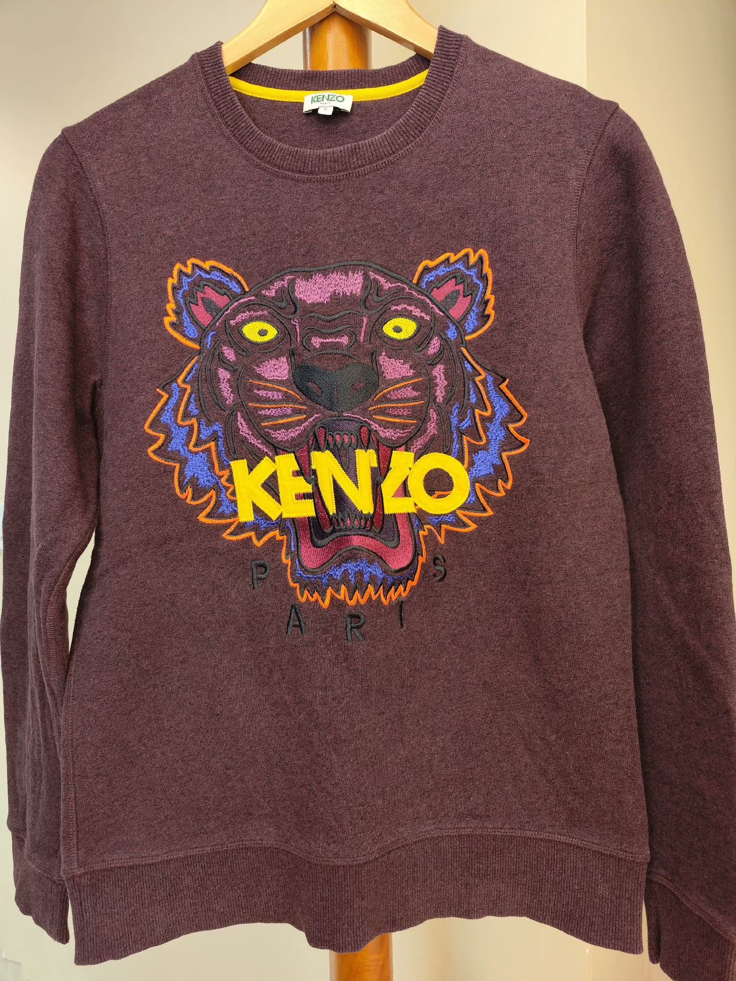 Kenzo Kenzo Classic Tiger Head Sweatshirt Size US S / EU 44-46 / 1 - 1 Thumbnail