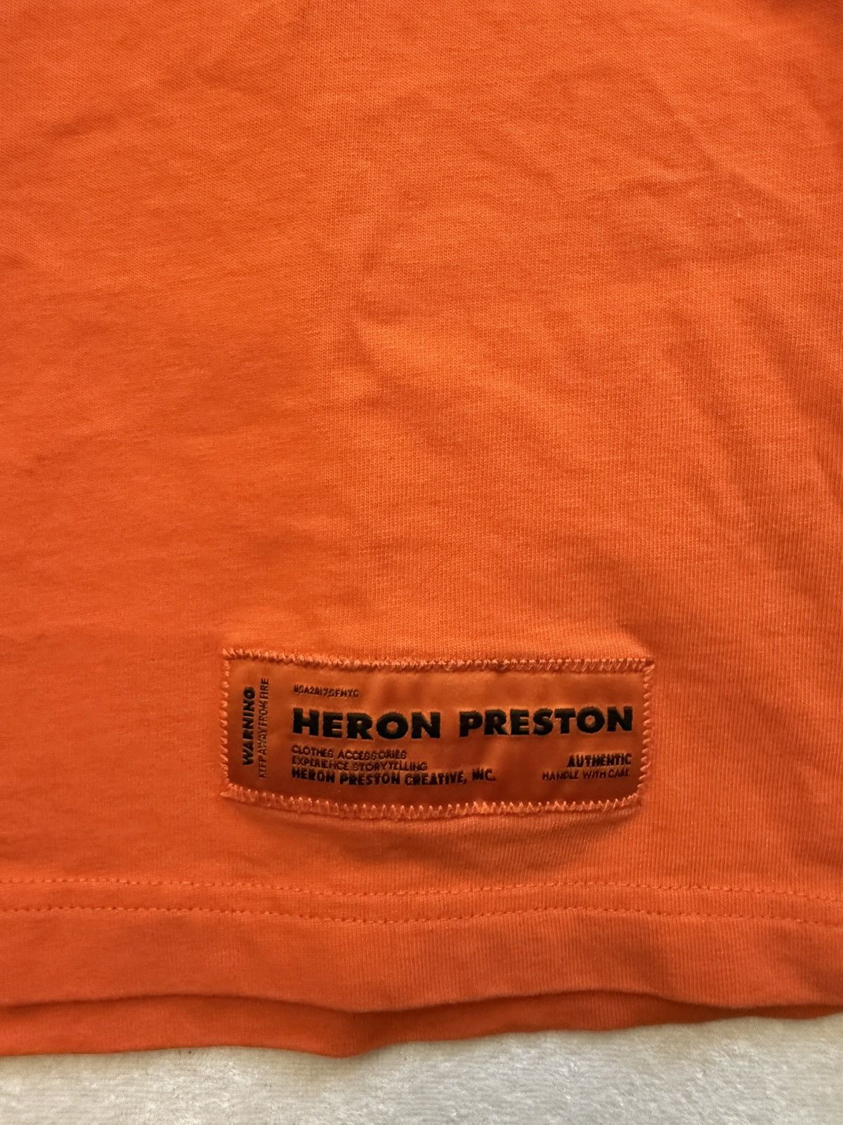 Heron Preston Heron Preston crewneck orange shirt Size US S / EU 44-46 / 1 - 2 Thumbnail