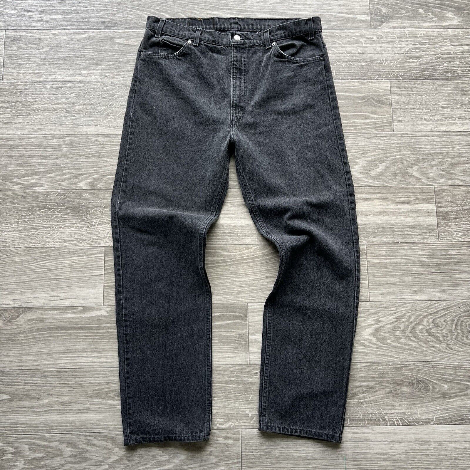 Levi's Vintage Levis Black 505 Jeans Regular Orange Tab Size 39 Size US 39 - 5 Thumbnail