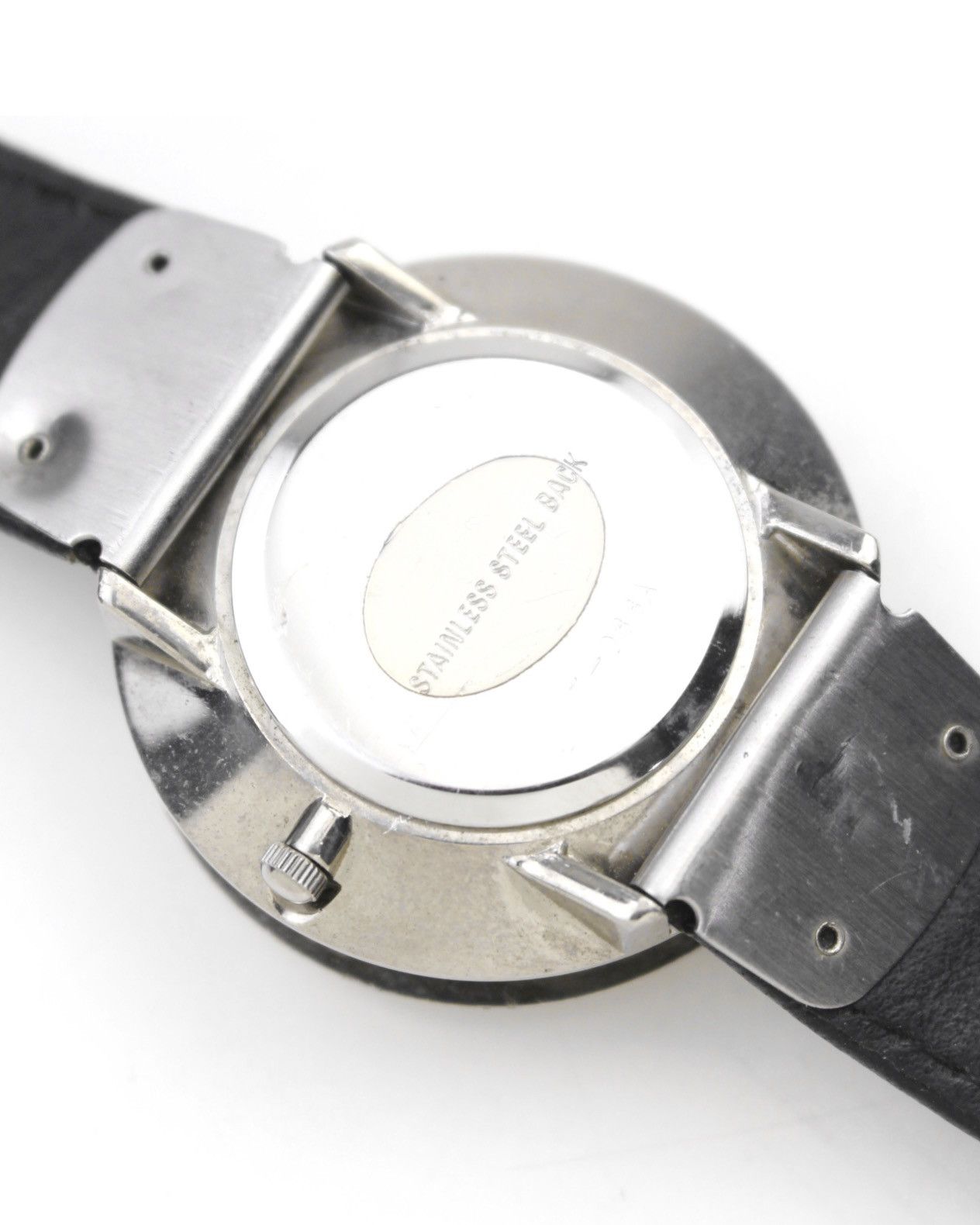 If Six Was Nine 2000S JAPANSE MADE INDUSTRIAL STEEL ROUND QUARTZ WATCH Size ONE SIZE - 4 Thumbnail