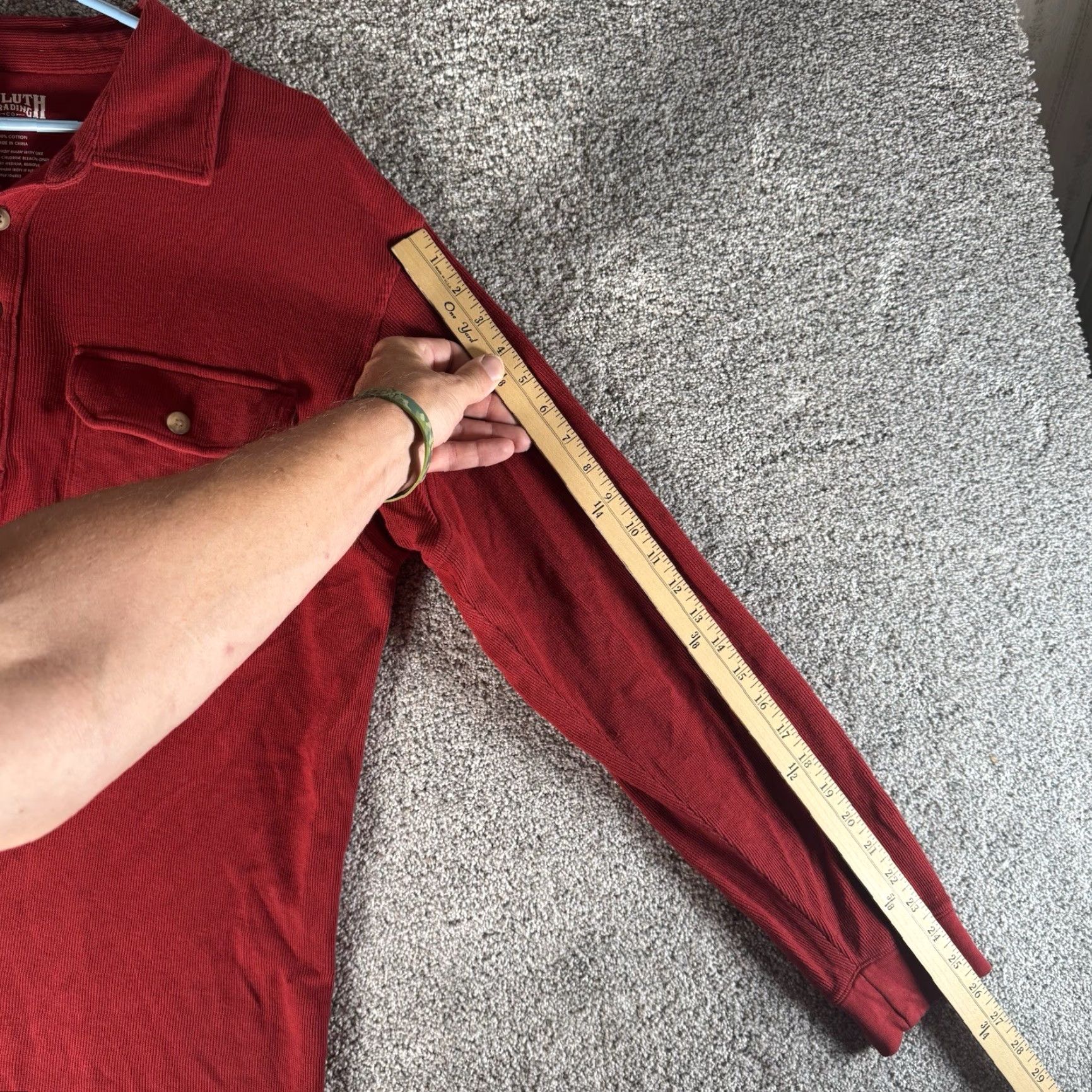 Lumberjack Duluth Corduroy Shirt M Workwear Utility Rustic Oversized Lumberjack Mens Regular Red Size US M / EU 48-50 / 2 - 4 Thumbnail