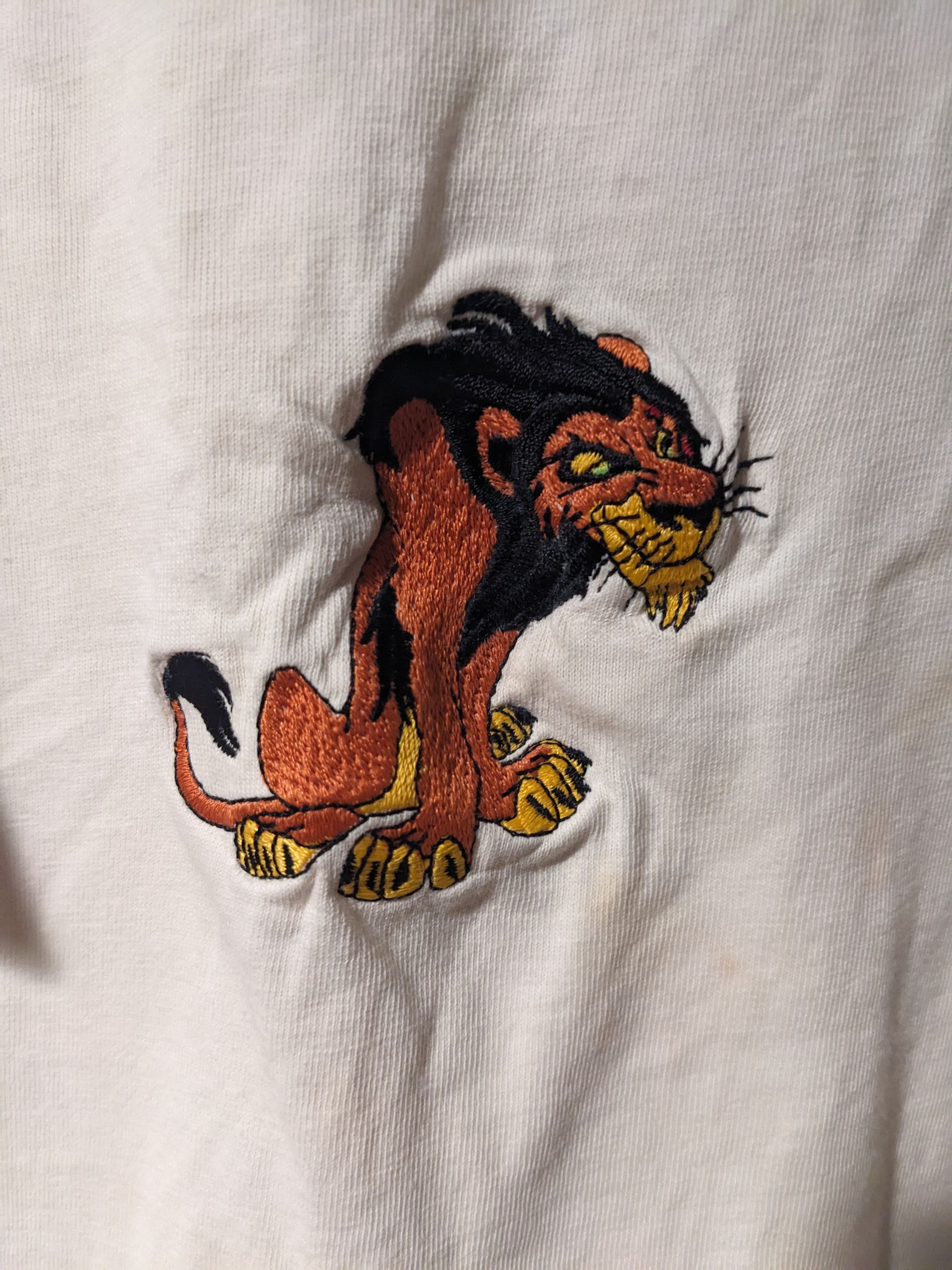 Disney × Vintage Vintage 90s The Lion King Mufasa Scar Movie Promo T-Shirt Size US L / EU 52-54 / 3 - 2 Thumbnail