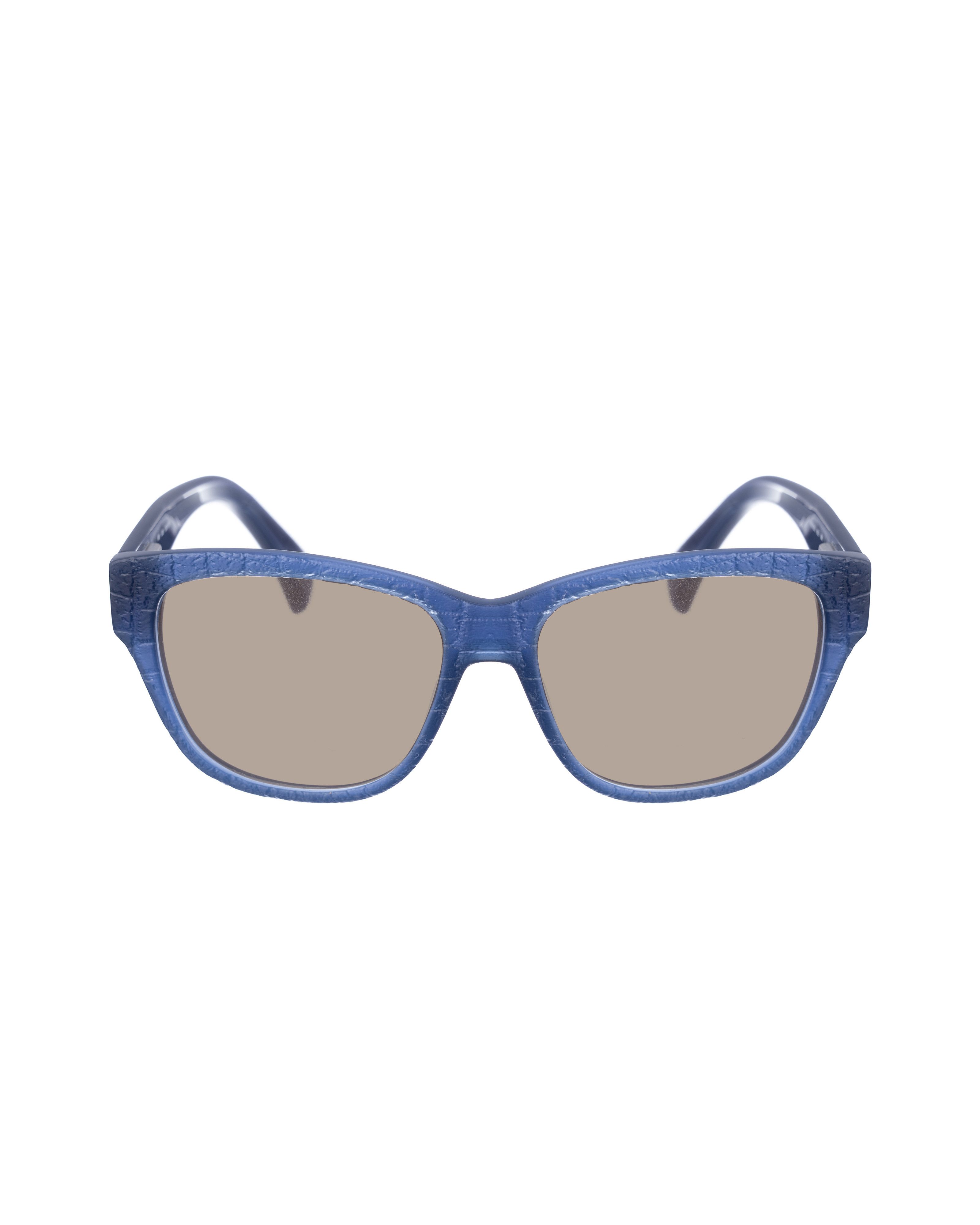 Alexander McQueen Alexander McQueen '90s Cobalt Blue Oversized Sunglasses Size ONE SIZE - 2 Thumbnail