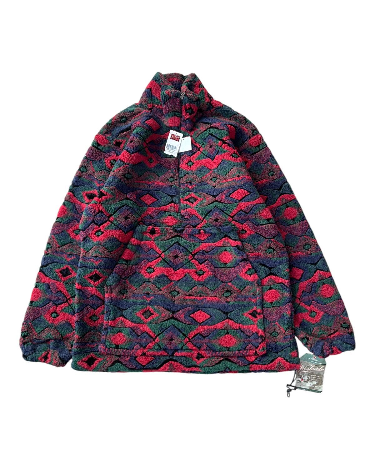 Woolrich Woolen Mills Vintage 1990s Woolrich Aztec Navajo Blanket Jacket Size US M / EU 48-50 / 2 - 7 Thumbnail
