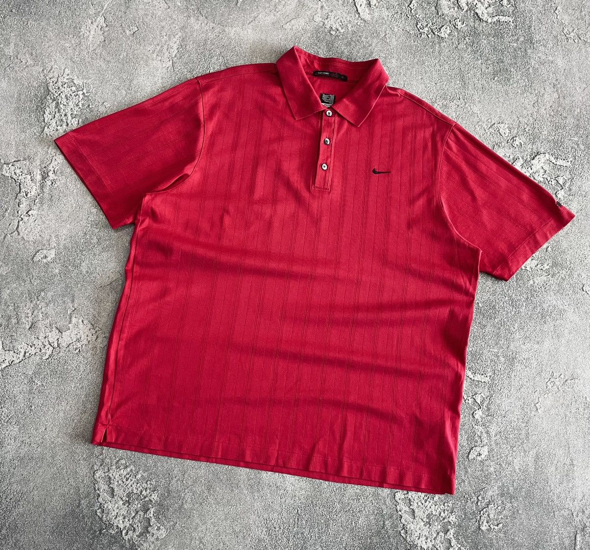 Nike VINTAGE Rare NIKE Tiger Woods Golf Color Block Polo Shirt 90s
