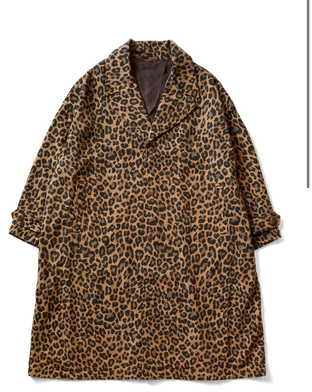 Kapital KAPITAL Twill Aged Wool Leopard Print Cavalier Coat Size US M / EU 48-50 / 2 - 1 Thumbnail