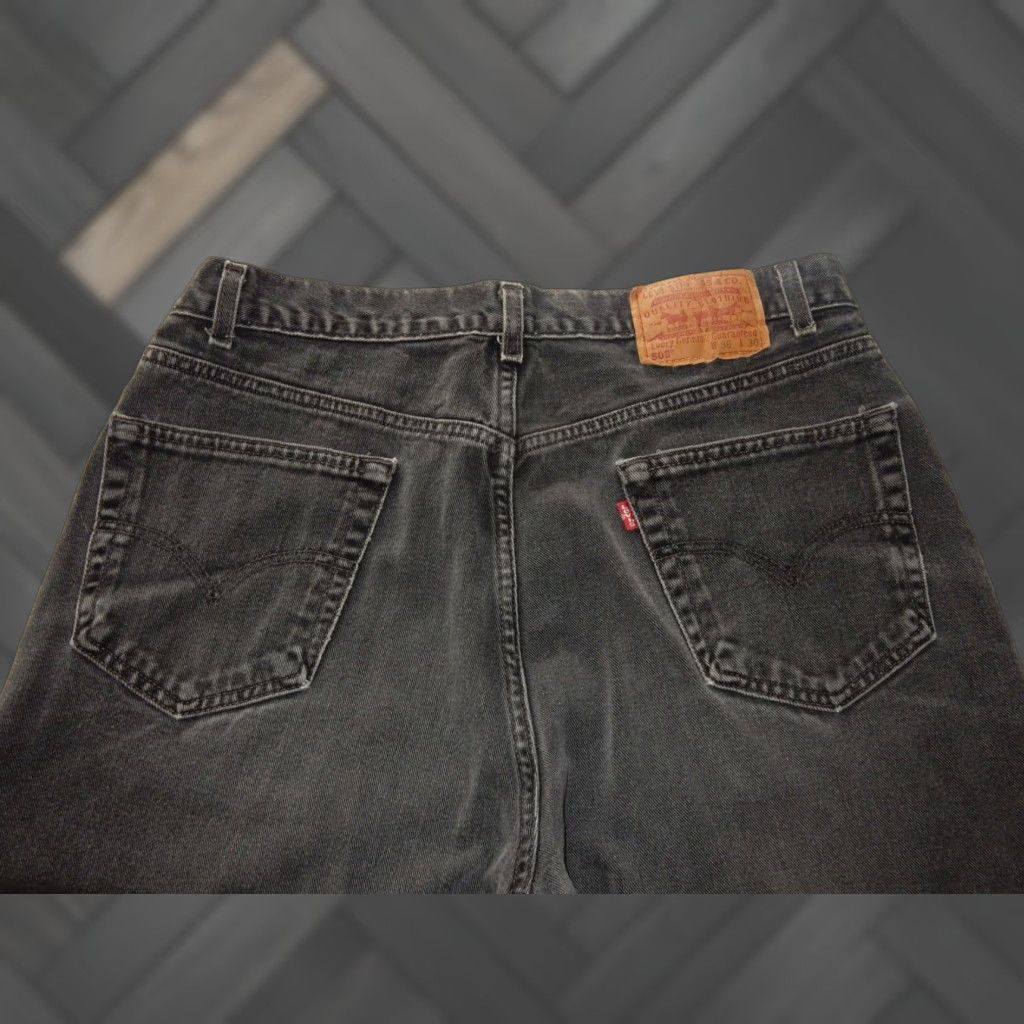 Levi's VINTAGE Levi's Jeans Men's Size 36x30 Black Denim Straight Mens Size US 36 / EU 52 - 1 Thumbnail