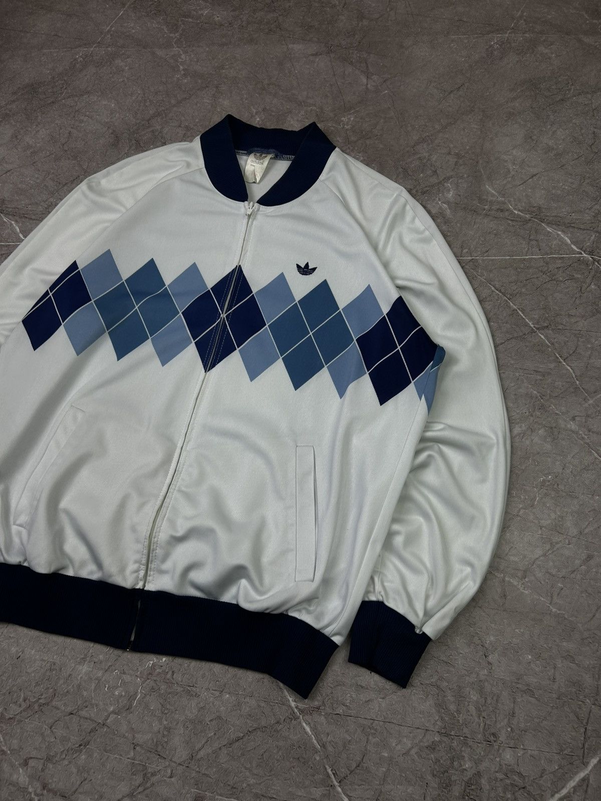 Adidas × Vintage 70's 80's Adidas Ventex Austria Vintage Track Bomber Jacket Size US M / EU 48-50 / 2 - 3 Thumbnail