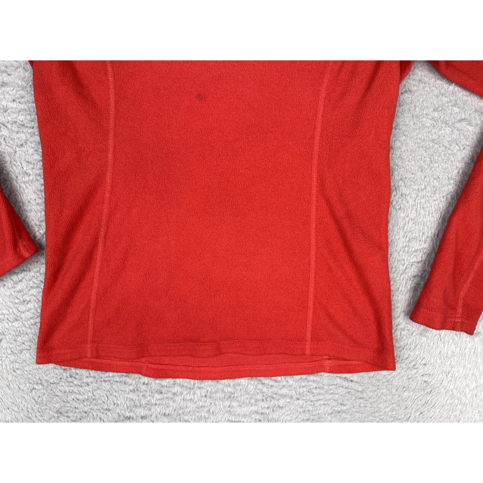 The North Face The North Face Pullover Womens Medium Red 1/4 Zip Lightweight Fleece Hiking Size M / US 6-8 / IT 42-44 - 5 Thumbnail