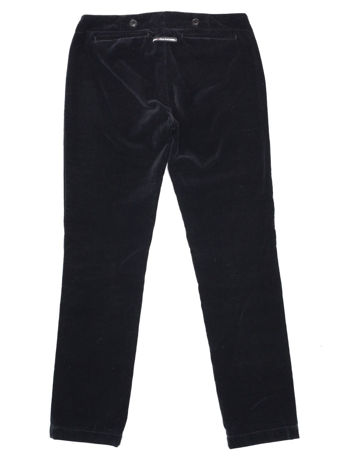 Jean Paul Gaultier Jean Paul Gaultier Cotton Velvet Velour Black Pants Trousers Size 27" / US 4 / IT 40 - 11 Thumbnail