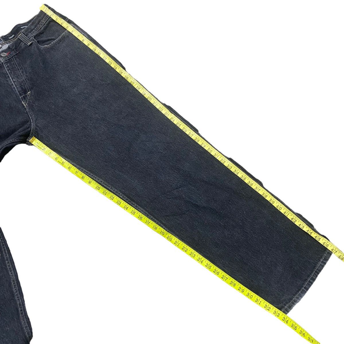 Ecko Unltd. Vintage Ecko Untld Black Denim Carpenter Baggy Pants Size US 37 - 18 Thumbnail