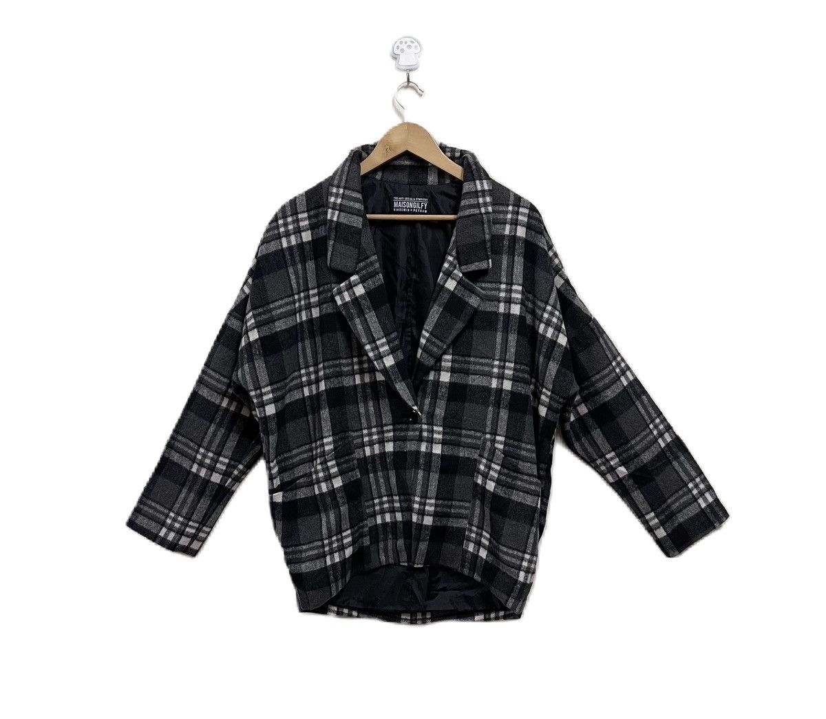 If Six Was Nine Maison Gilfy Vindemia X Petram Plaid Jacket Size US XL / EU 56 / 4 - 1 Thumbnail