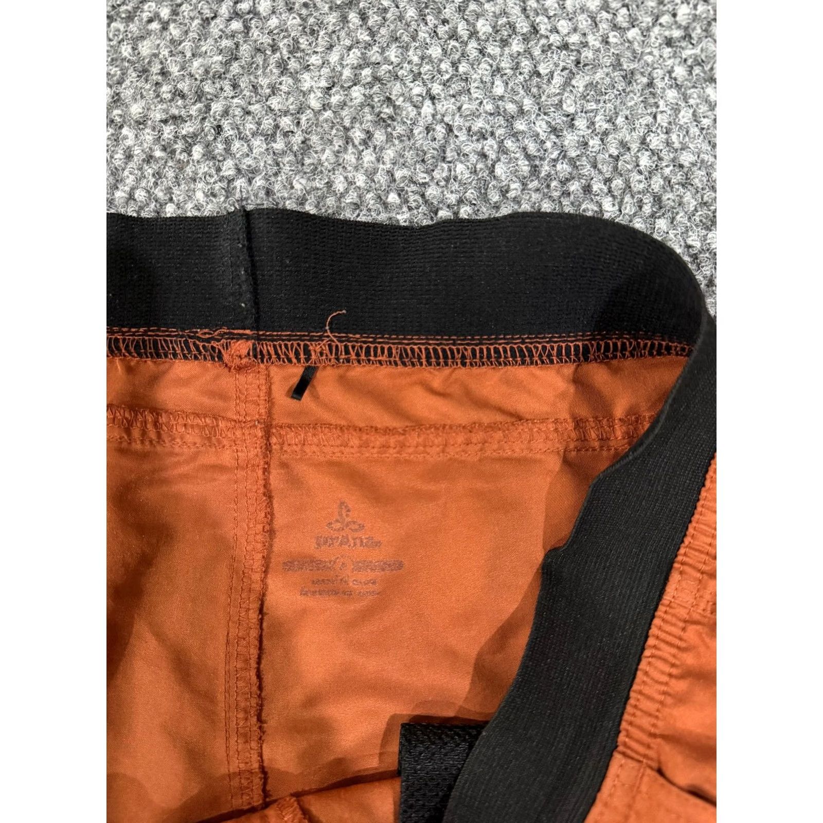 Prana Prana shorts Mens 2XL orange lightweight outdoor hiking casual pull on Size US 39 - 6 Thumbnail