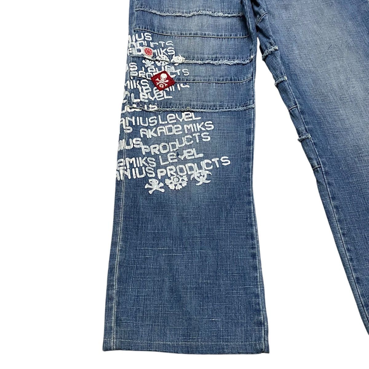 Akademiks Vintage Akademiks Denim Painter Baggy Jeans Size US 35 - 7 Thumbnail