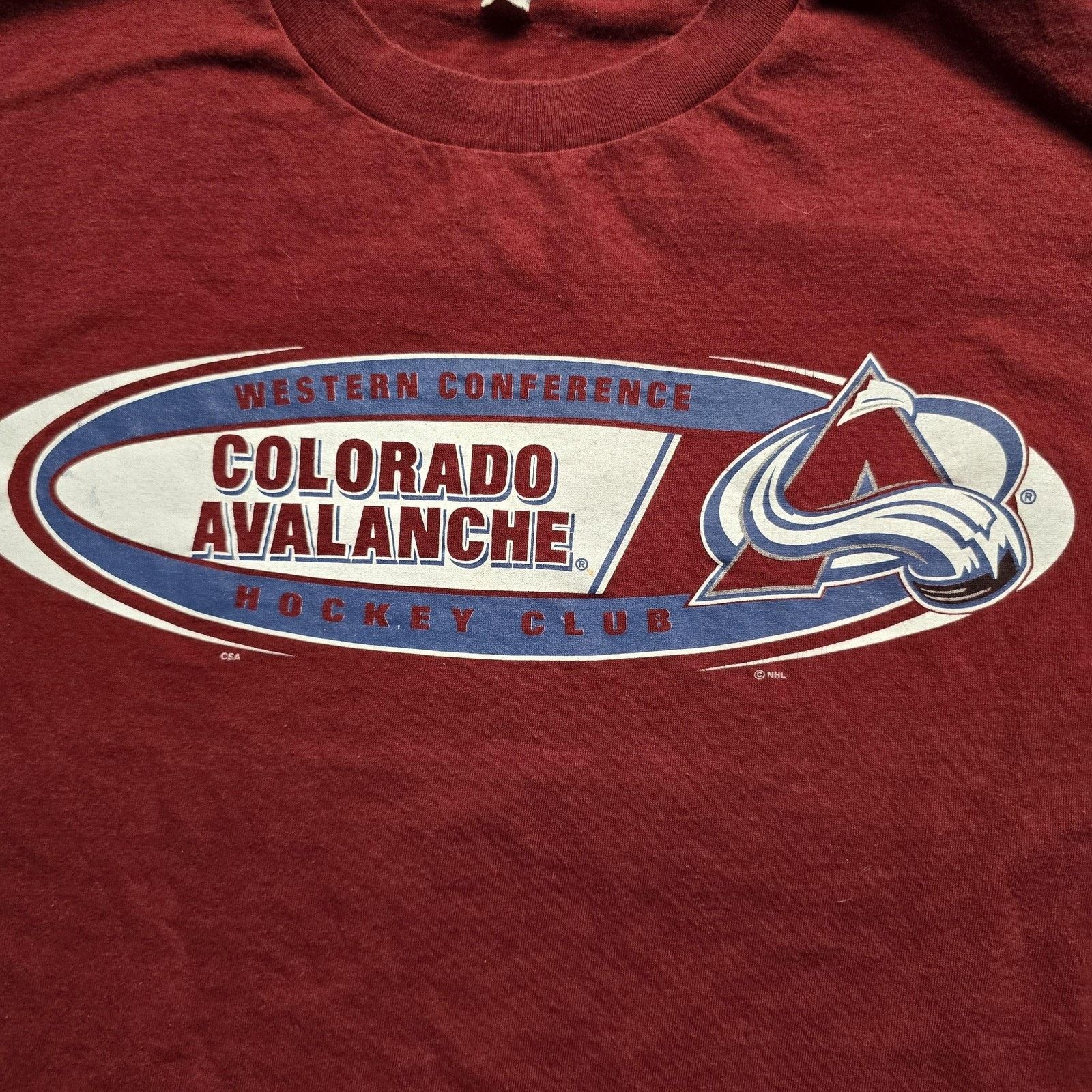 CSA Colorado Avalanche Shirt XL Burgundy NHL Hockey Size US XL / EU 56 / 4 - 2 Thumbnail