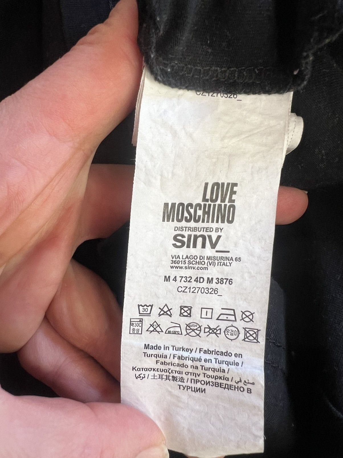 Moschino Love Moschino Logo T-Shirt Black M Size US M / EU 48-50 / 2 - 7 Thumbnail