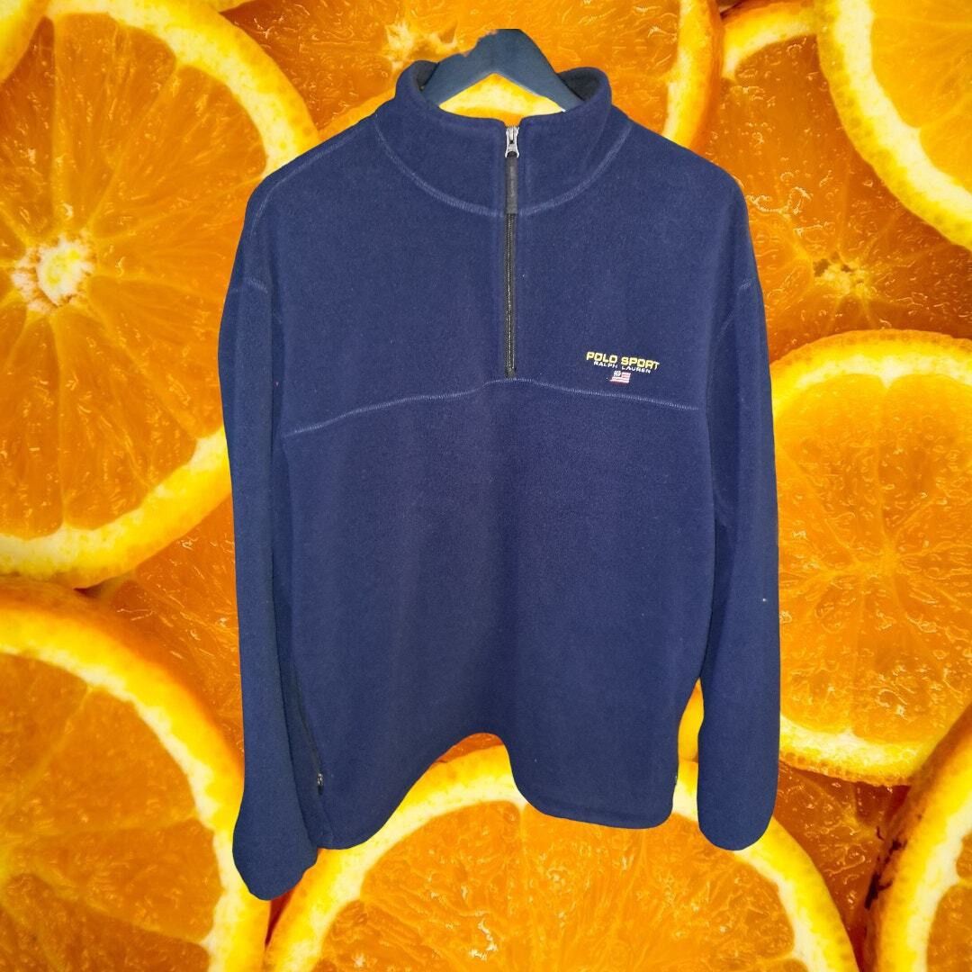 Other Polo Sport 1/4 Zip Blue Fleece Shirt Size XL Size US XL / EU 56 / 4 - 3 Thumbnail