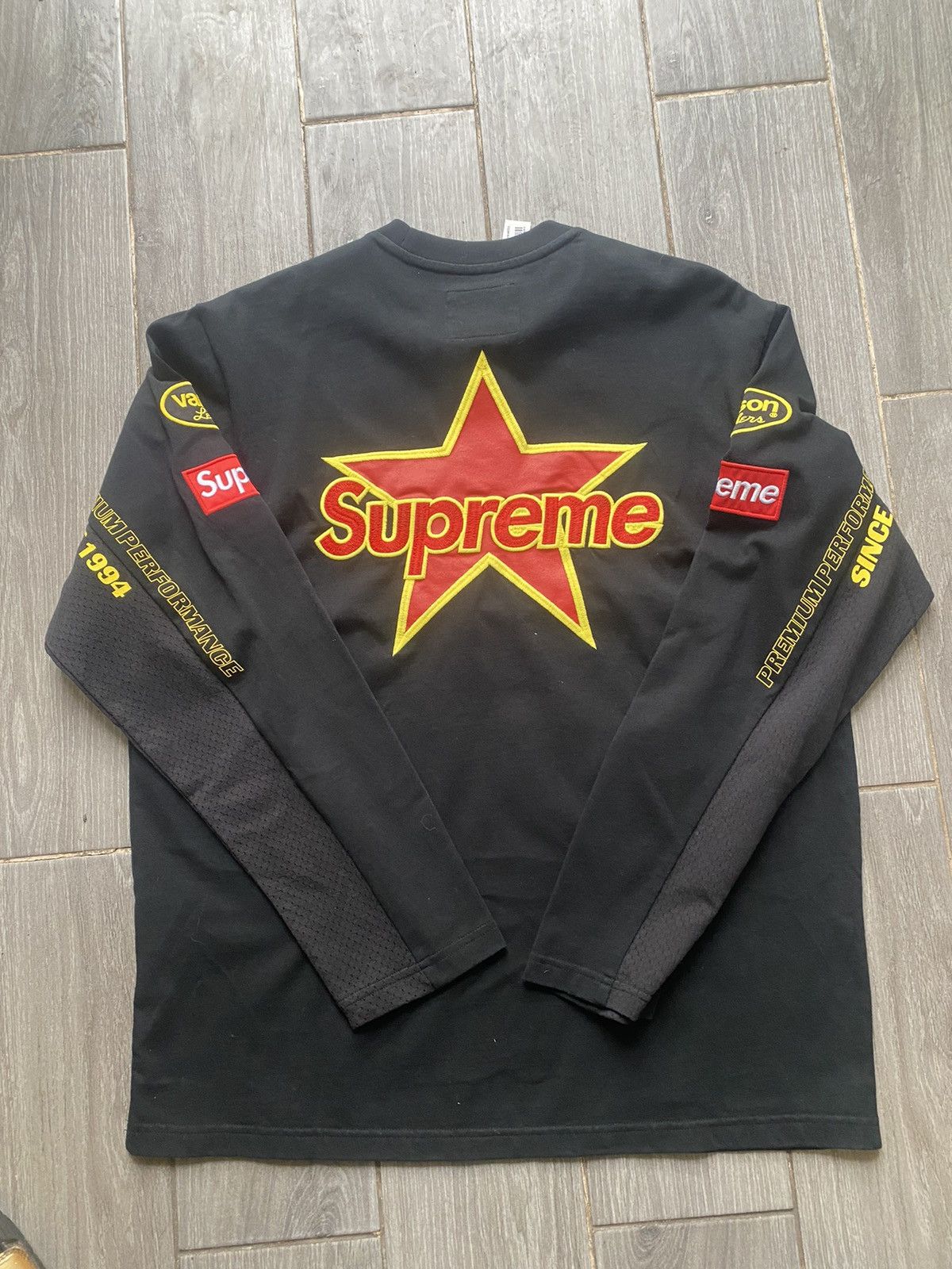 Supreme Supreme Vanson Leather L/S Top Medium Size US M / EU 48-50 / 2 - 2 Thumbnail