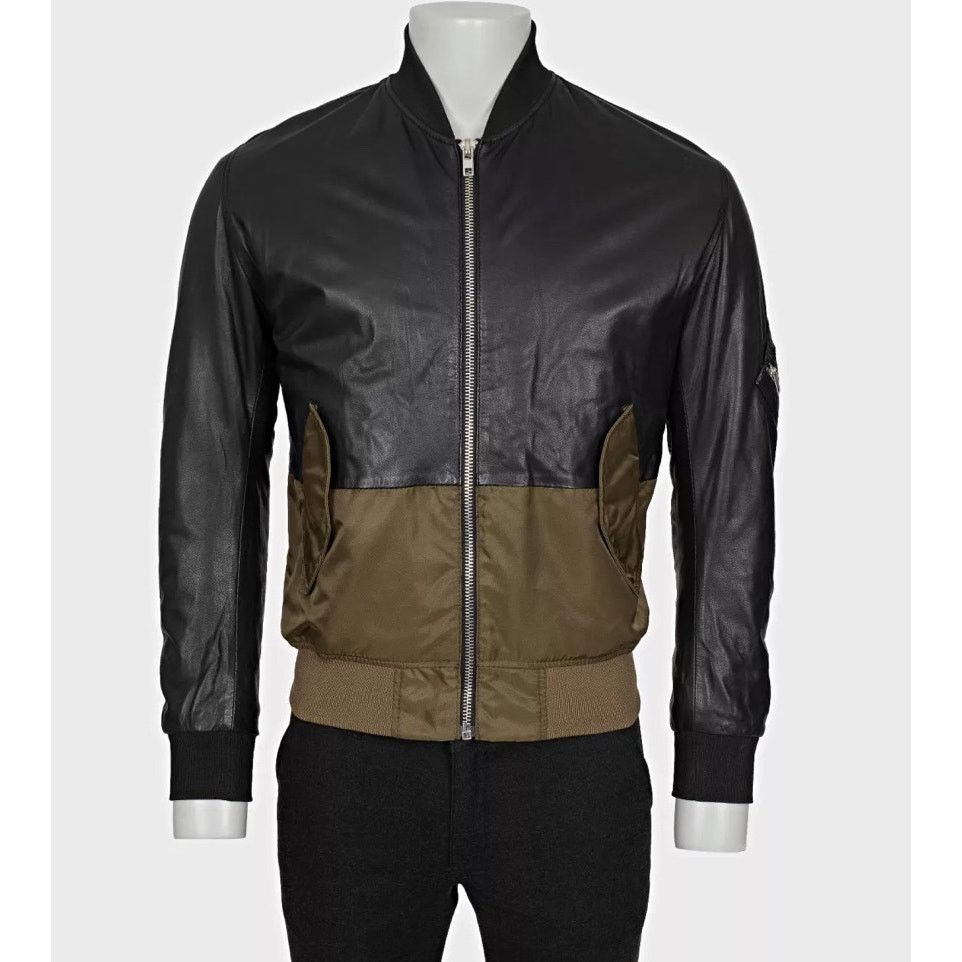 Alexander McQueen Alexander McQueen McQ Faux Leather & Textile Jacket Sz.44/XS Size US XS / EU 42 / 0 - 1 Thumbnail