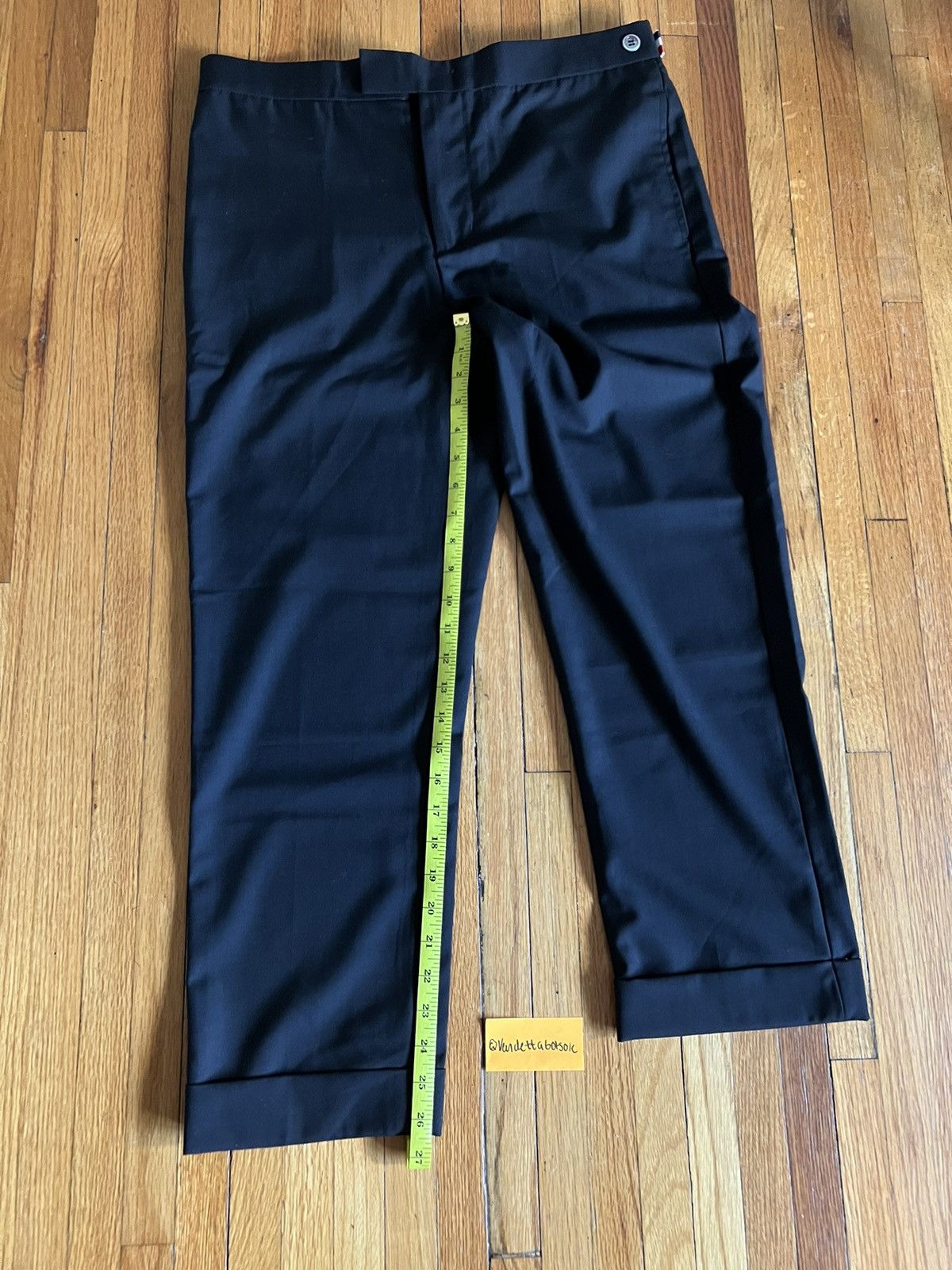 Thom Browne Thom Browne Twill Low Rise Trouser Size 3 Like new! Size US 34 / EU 50 - 9 Thumbnail