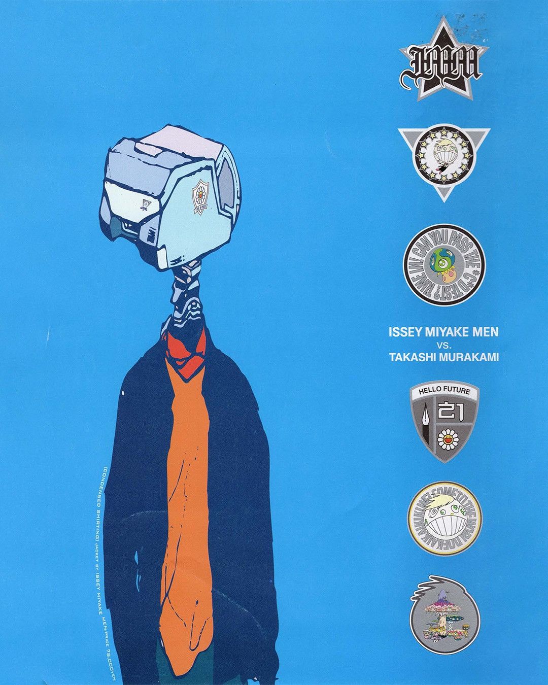 Issey Miyake Men AW99 1-of-50 Murakami Patch Emblems Varsity Jacket Size US M / EU 48-50 / 2 - 5 Thumbnail