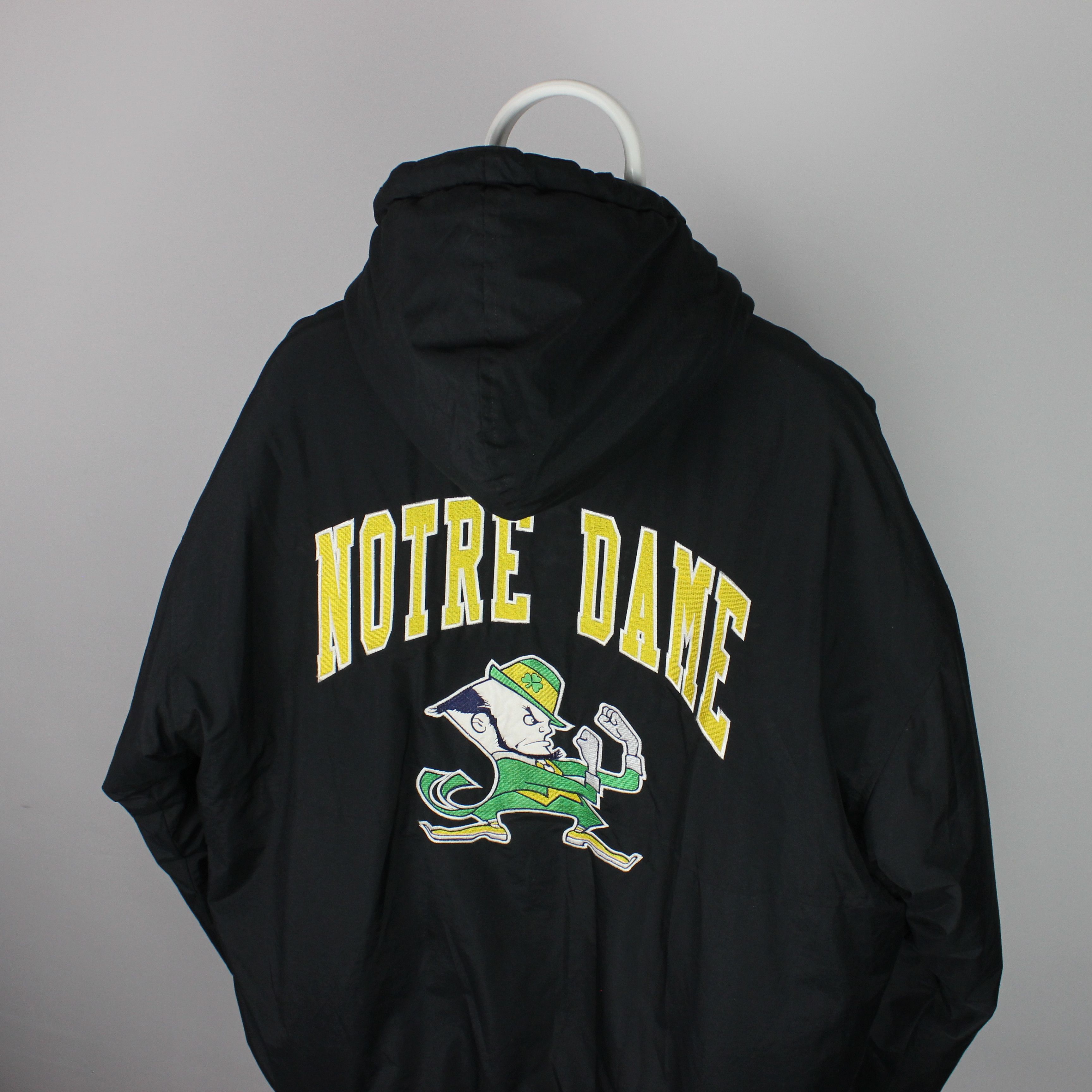 Starter Starter SPELL OUT Hooded Jacket Notre Dame Fighting Irish XL Size US XL / EU 56 / 4 - 1 Thumbnail