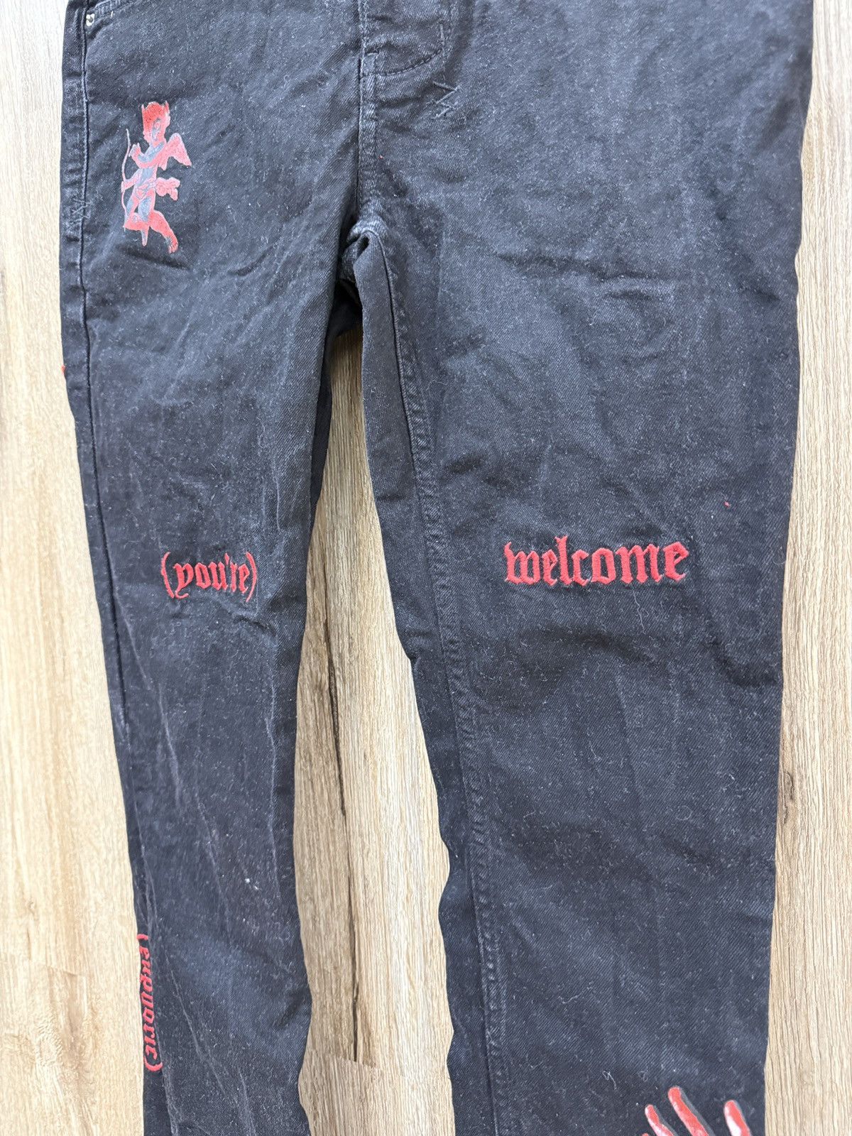 Ksubi Ksubi Black Denim Jeans Size US 33 - 5 Thumbnail