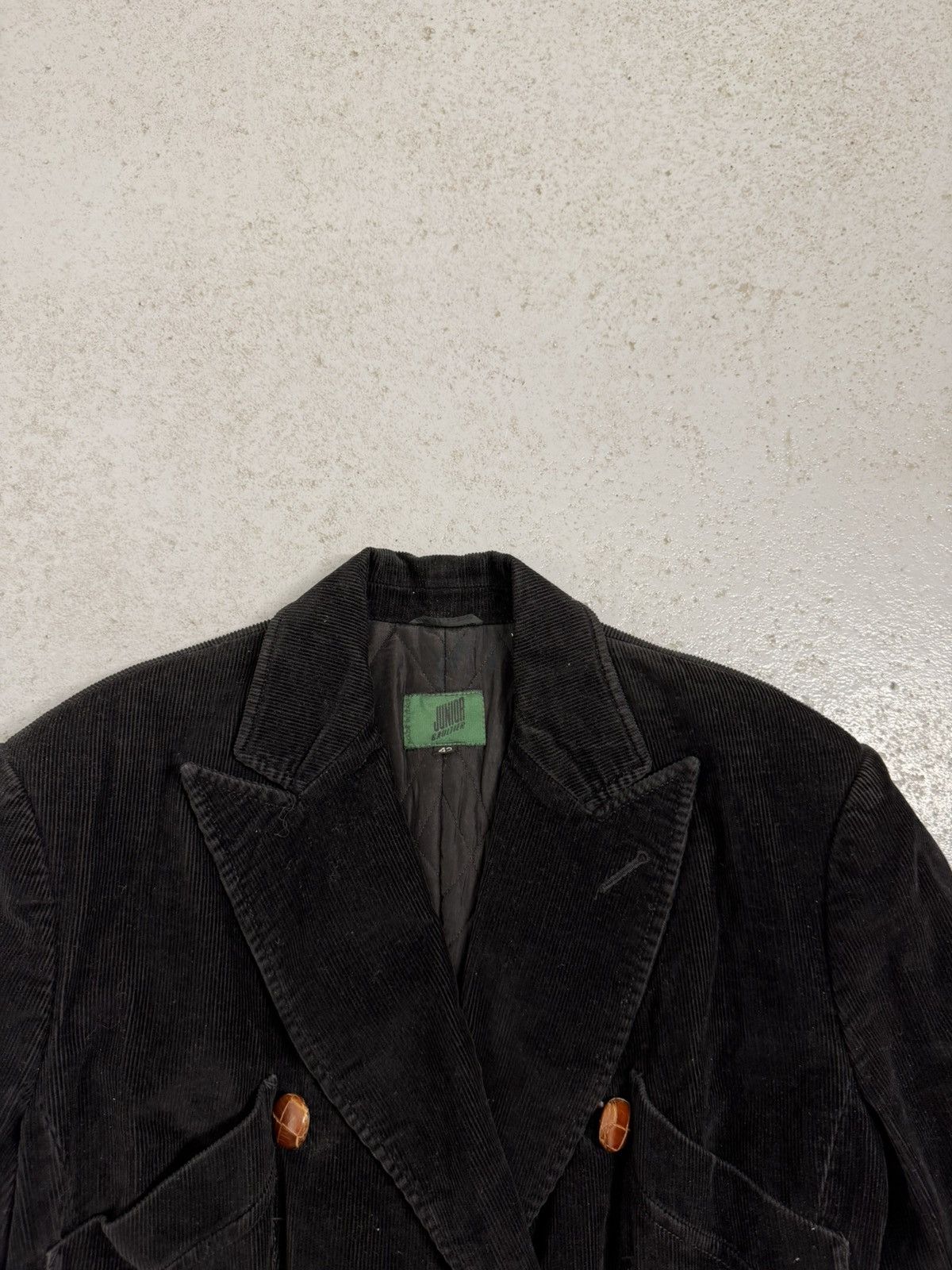 Jean Paul Gaultier Vintage Jean Paul Gaultier Corduroy Double Breaster Coat Size M / US 6-8 / IT 42-44 - 3 Thumbnail