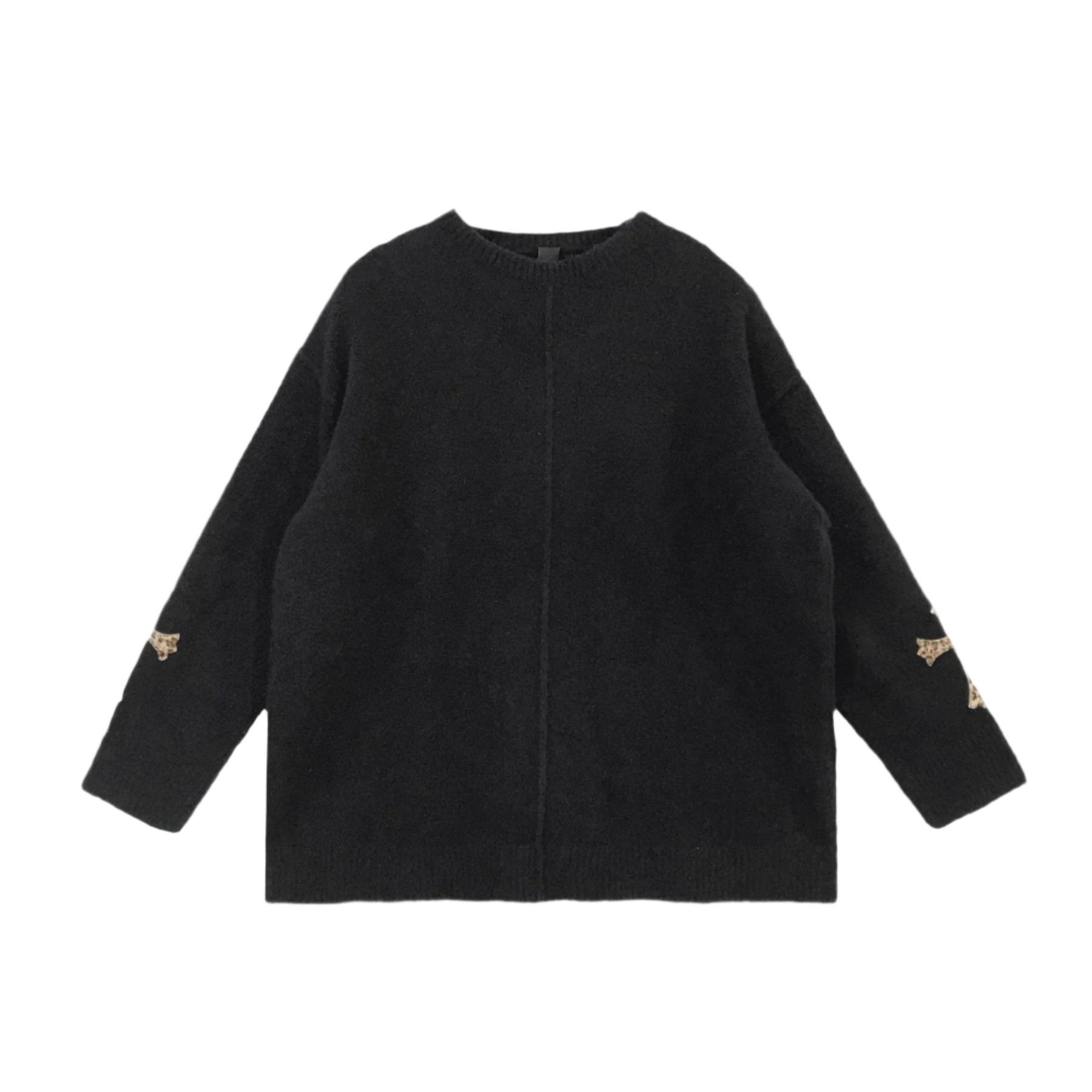Chrome Hearts Chrome Hearts Leopard Pattern Cross Patch Cashmere Sweater Size XS / US 0-2 / IT 36-38 - 1 Thumbnail