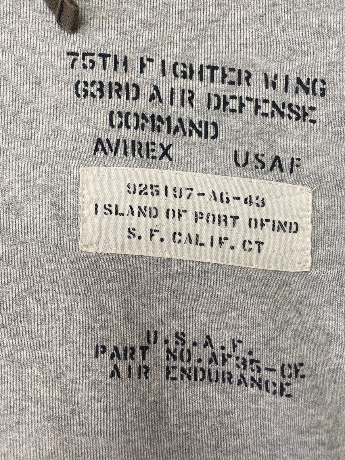 Avirex Vtg Distressed Avirex 75Th Fighter Wing Hoodies Size US M / EU 48-50 / 2 - 6 Thumbnail