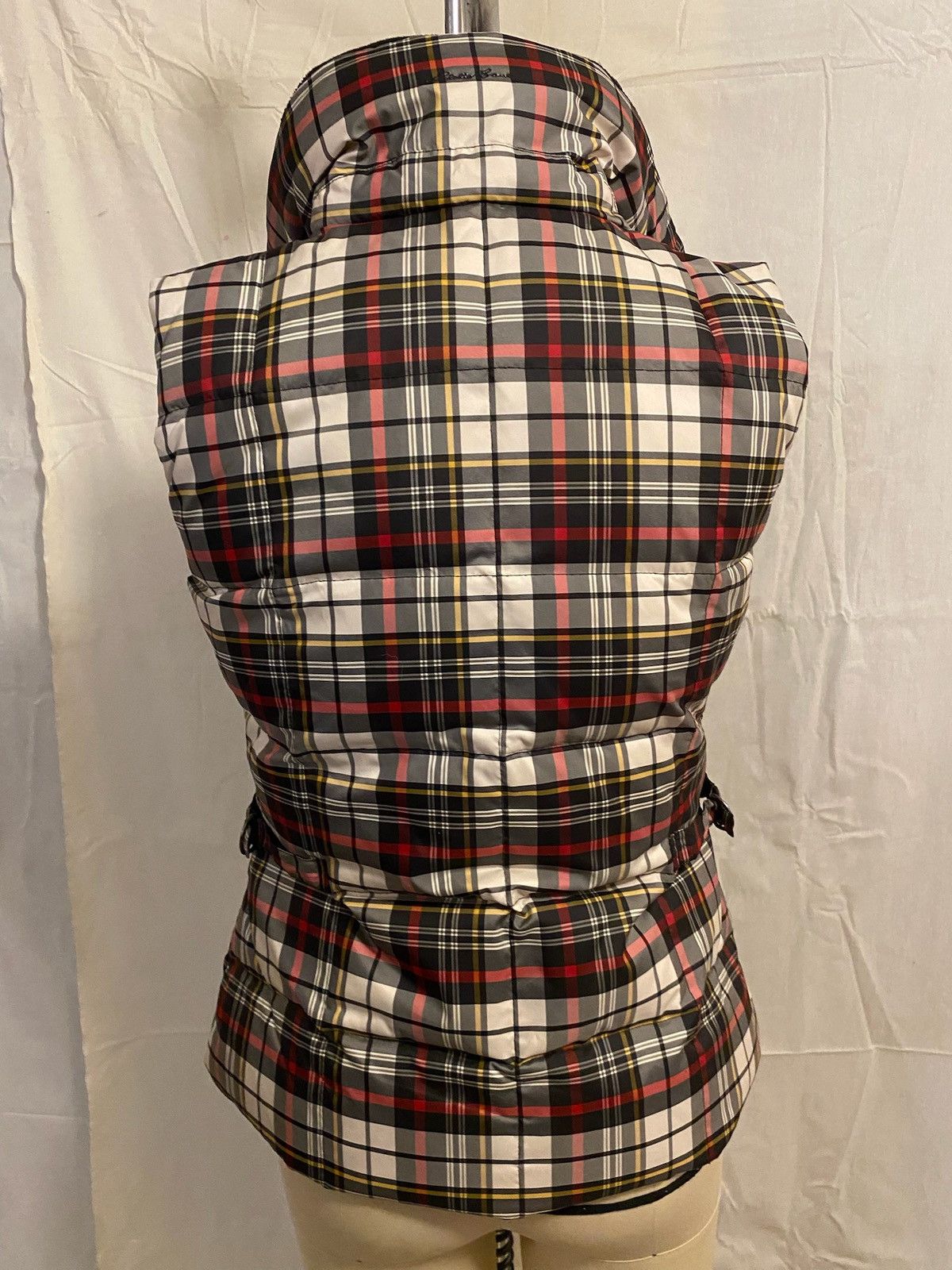 Eddie Bauer Eddie Bauer EB700 Down Vest Red/Black Plaid 700 Fill Size S / US 4 / IT 40 - 2 Thumbnail