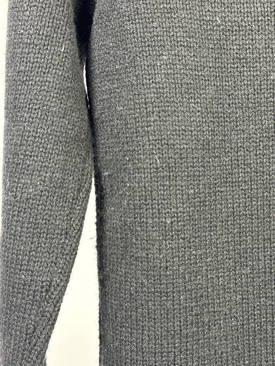 Moncler × Vintage ⚫️RARE Moncler Wool Sweater Black Logo Crewneck Jumper Size M Size M / US 6-8 / IT 42-44 - 11 Thumbnail