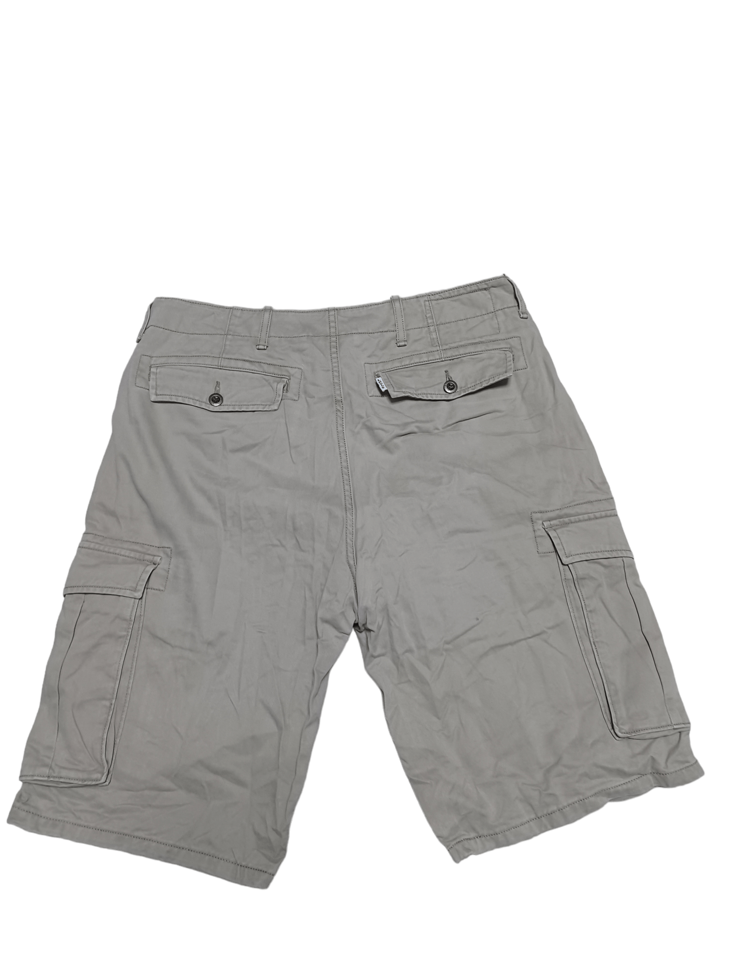Levi's LEVI`S MILITARY CARGO MULTIPOCKET WHITE TAB SHORTS Size US 32 / EU 48 - 2 Thumbnail