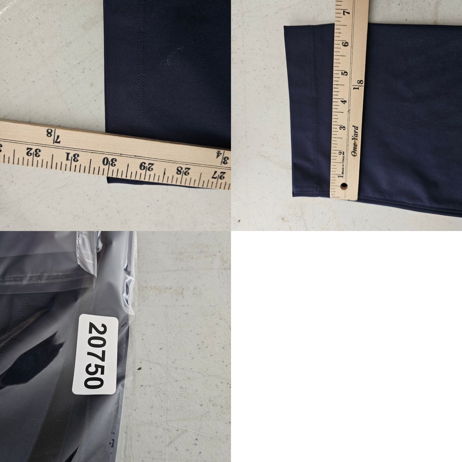 Reigning Champ Reigning Champ Coach's Navy Chino Pants Mens 34x30 Slim Tapered Casual Travel Workwear Utility Zip Pocket Button Front Logo Size US 34 / EU 50 - 9 Thumbnail