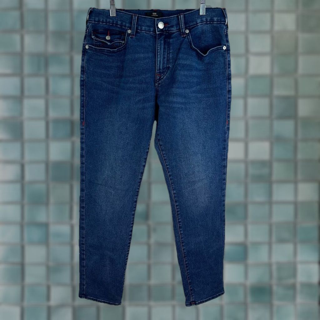 True Religion True Religion Geno Slim Jeans Men’s Size 32x32 Blue 5-Pocket Denim Size US 32 / EU 48 - 1 Thumbnail