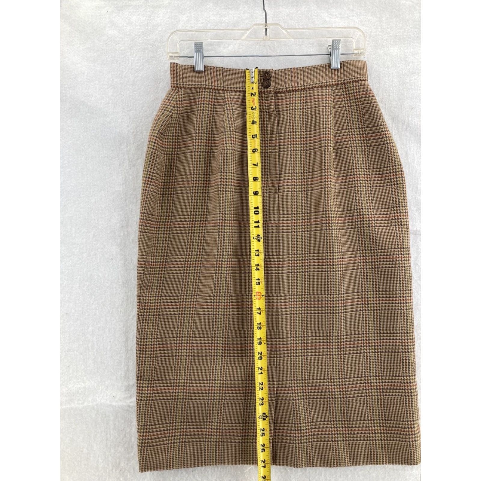 Vintage VINTAGE Cambridge Dry Goods Plaid Wool Skirt Womens 8 Knee Length Size 30" / US 8 / IT 44 - 5 Thumbnail