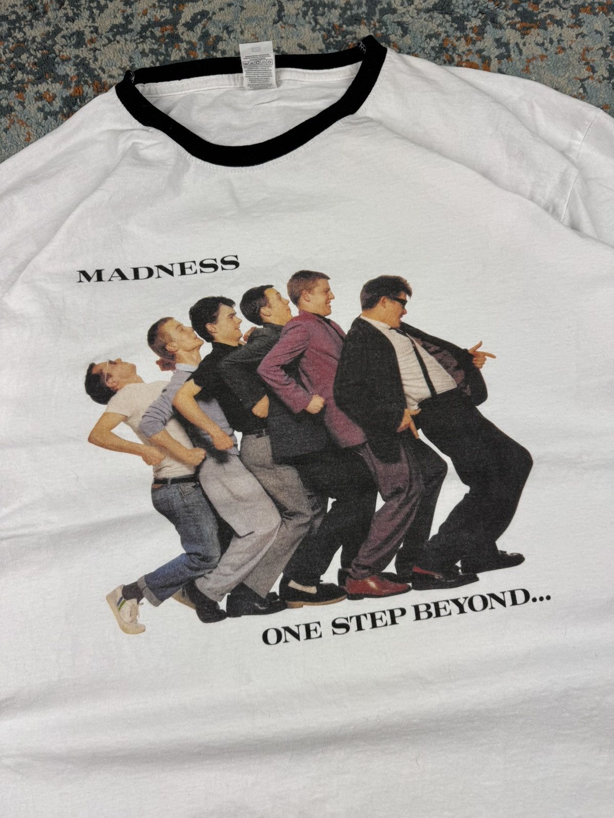 Band Tees Vintage 00s Madness one step beyond graphic ringer tee Size US XL / EU 56 / 4 - 5 Thumbnail