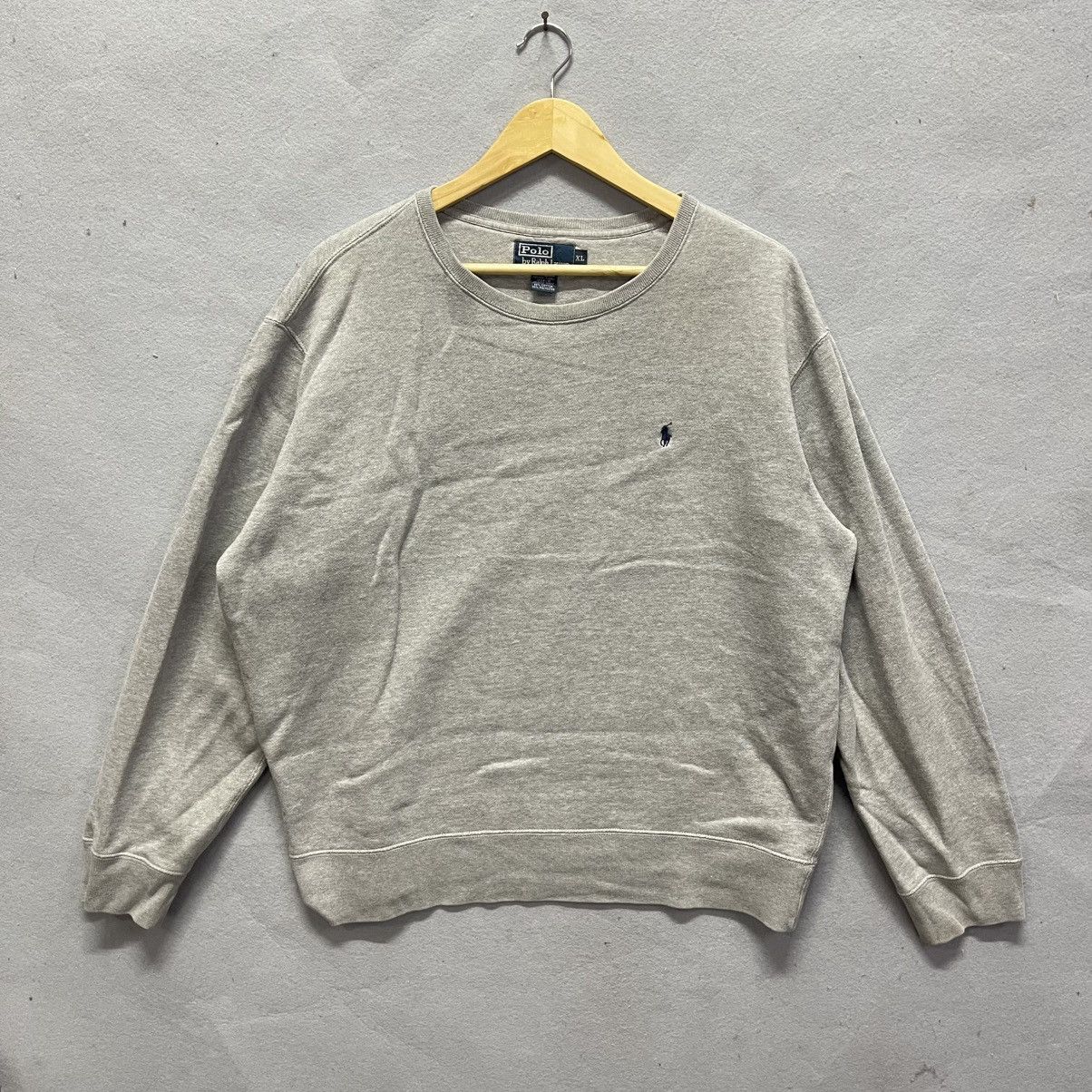 Polo Ralph Lauren Vintage Early 2000s Polo by Ralph Lauren Grey Sweatshirt Size US XL / EU 56 / 4 - 1 Thumbnail