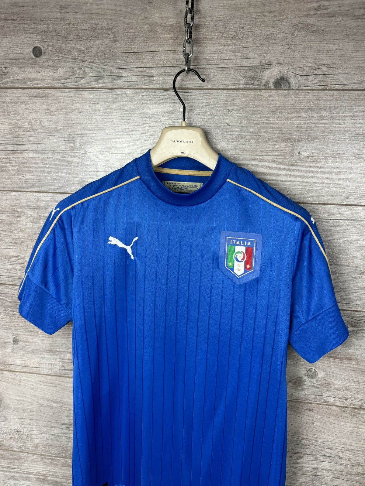 Puma × Vintage PUMA SOCCER JERSEY ITALY 🇮🇹 SIZE M Size US M / EU 48-50 / 2 - 3 Thumbnail