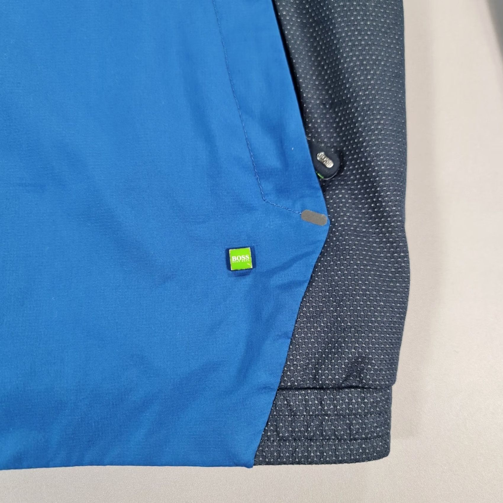 Hugo Boss HUGO BOSS Mens Jacket Blue Small Lightweight Windbreaker Woven Full Zip Jeenz Size US S / EU 44-46 / 1 - 6 Thumbnail