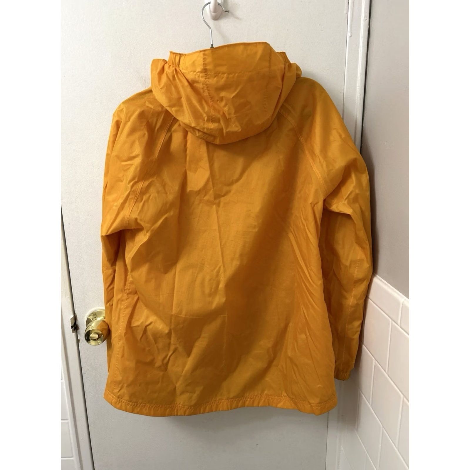 Vintage LL Bean Rain Jacket Womens M Orange Full Zip Hooded Trail Windbreaker Size M / US 6-8 / IT 42-44 - 7 Thumbnail