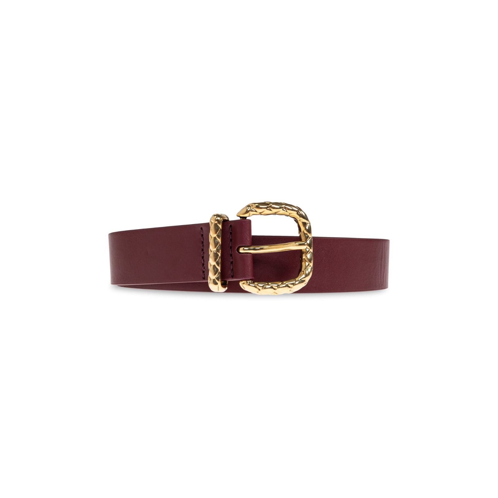 BOTTEGA VENETA Red Leather Belt New & Authentic (Women\ display picture 2