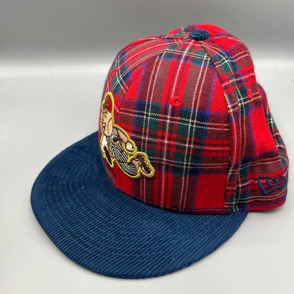 New Era Cincinnati Reds Hat Men Red Blue 59Fifty New Era Fitted Cap Size ONE SIZE - 3 Thumbnail