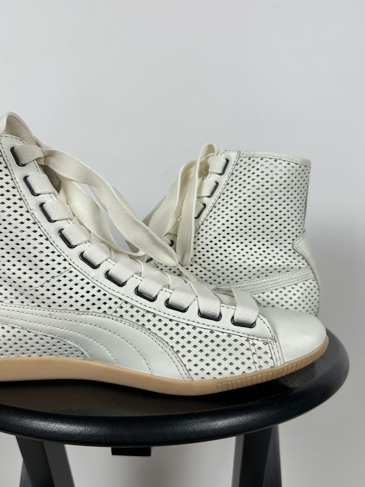 Puma Vintage Puma Y2K Speedcat Hi Top Leather Sneakers Size US 10 / IT 40 - 18 Thumbnail