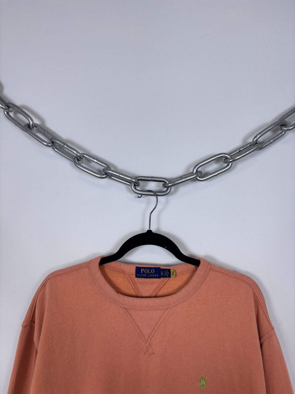 Polo Ralph Lauren Polo Ralph Lauren Men’s Orange Cotton Preppy Sweatshirt Size US XL / EU 56 / 4 - 3 Thumbnail
